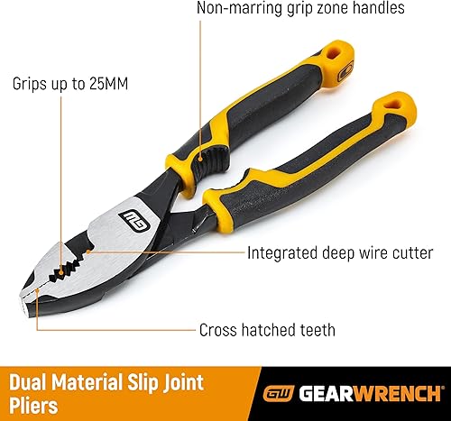 Miniatura 33 de GEARWRENCH Alicates para juntas deslizantes Pitbull de doble material de 6" - 82174C