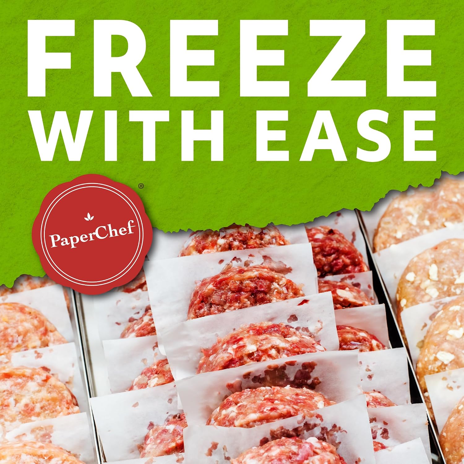 PaperChef Freezer Paper Roll 18" x 50' 75 sq ft, BPA-Free Non-Stick