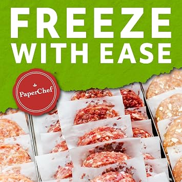 PaperChef Freezer Paper Nonstick BPA-Free 2 Pack 18 x 50' Roll 75 sq ft | Multipurpose, BPA-Free, Non-Stick Easy to Wrap, Cut, and Handle Great for Food Storage, Crafts, and Home Projects