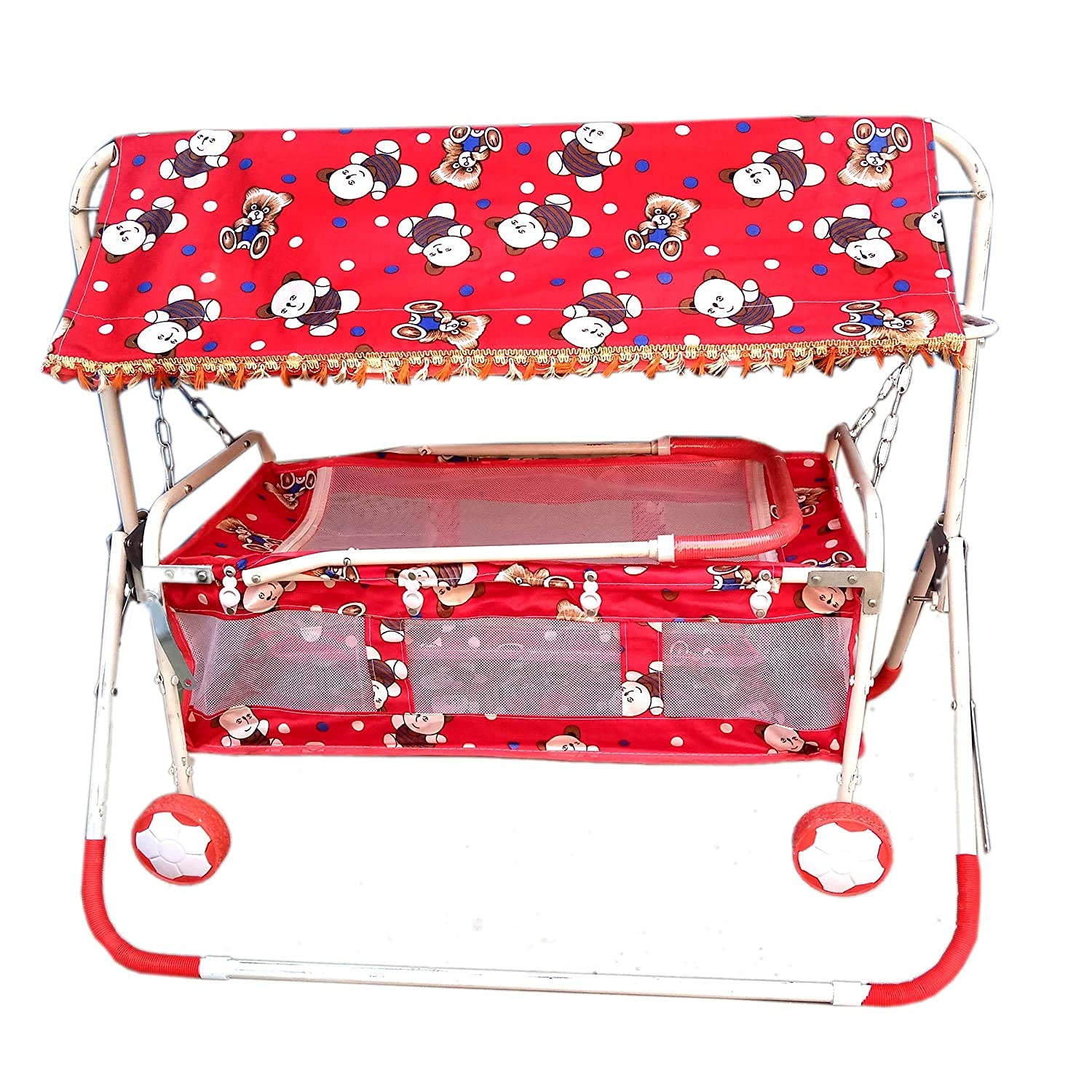AVANI METROBUZZ Baby Cradle Cot Cum Stroller Jhula av0124-picture-18