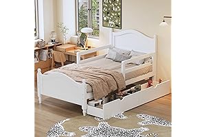 Merax Twin Bed with Guard Rails: Perfect for Peaceful Slumbers