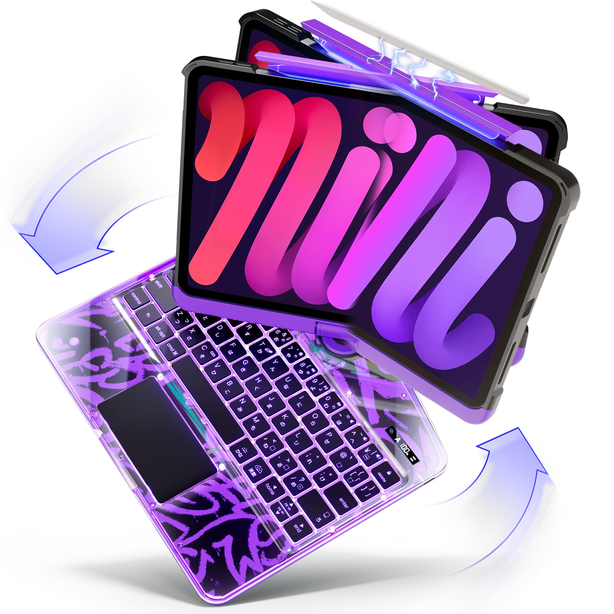 BJBT Ipad pro 13インチ　M4 2024 用　キーボードケース Amazon.co.jp: マジックキーボード SUKEBON 2025 iPad Pro（M4/M5）13
