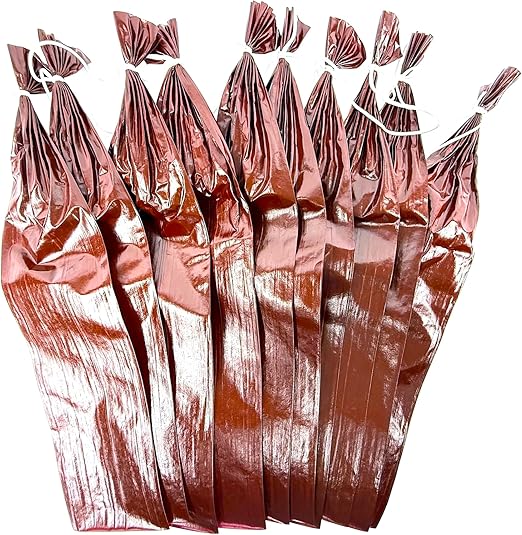 (10) Summer sausage casings for 10 lbs of meat 1.5 x 12 in. mahogany fibrous add venison, beef, pork, elk, etc.