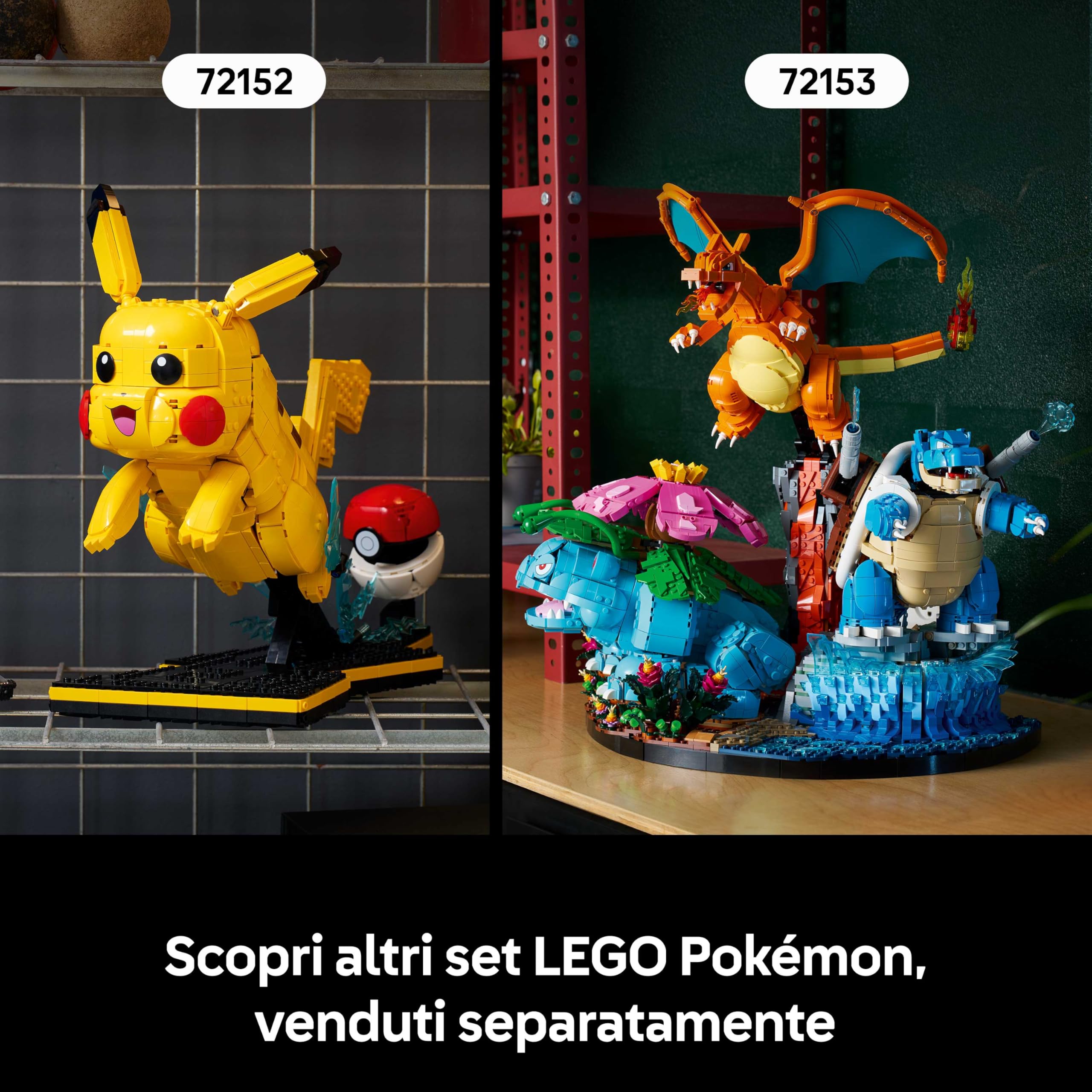 LEGO Pokémon Eevee Personaggio - Kit Modellismo per Adulti Tratto dall'Anime con Arti, Orecchie e Coda Snodabili - Decorazione Fai da Te per Camera o Scrivania - Regalo per Gamer da Collezione - 72151