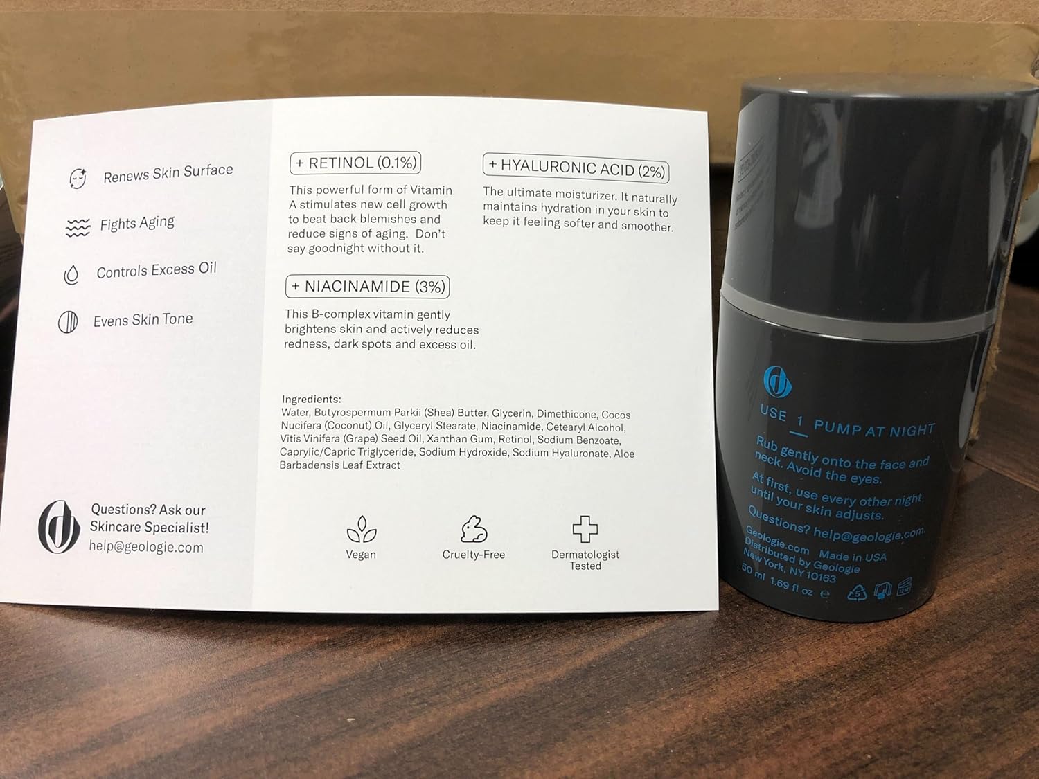 Geologie Retinol Anti-Aging Face Cream for Sensitive Skin | Beginner-Friendly .1% Retinol Formula | Effective Results | Reduces Wrinkles | For Men & Women - Image 11