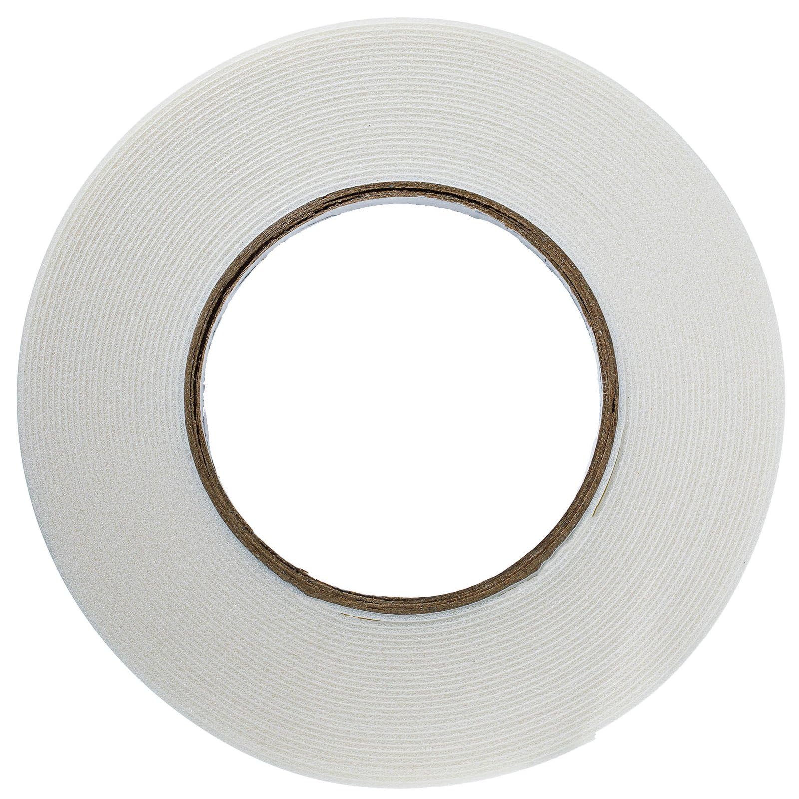 YoiYee White Double Sided Foam Tape - 10mm x 10m, Strong Permanent Adhesive Mounting Tape for Walls, Signs, DIY, Crafts, Acrylic, Neoprene Pads