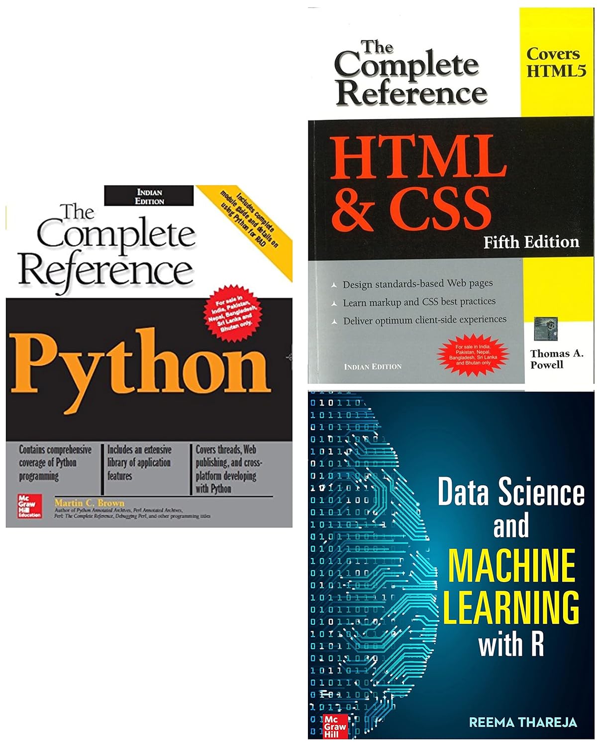 Buy Python: The Complete Reference & HTML & CSS: The Complete Reference ...