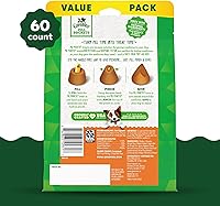 Vista 2 de Greenies Bolsillos para pastillas para perros de tamaño grande, bolsa de golosinas para perros para medicamentos de cápsulas, sabor a queso, bolsa