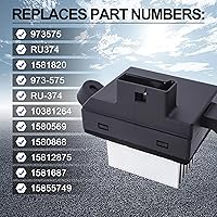 Vista 3 de HiSport Resistencia de motor de soplador de control de temperatura automático compatible con Chevy Malibu 2004-2012, Pontiac G6 2005-2010, Saturn