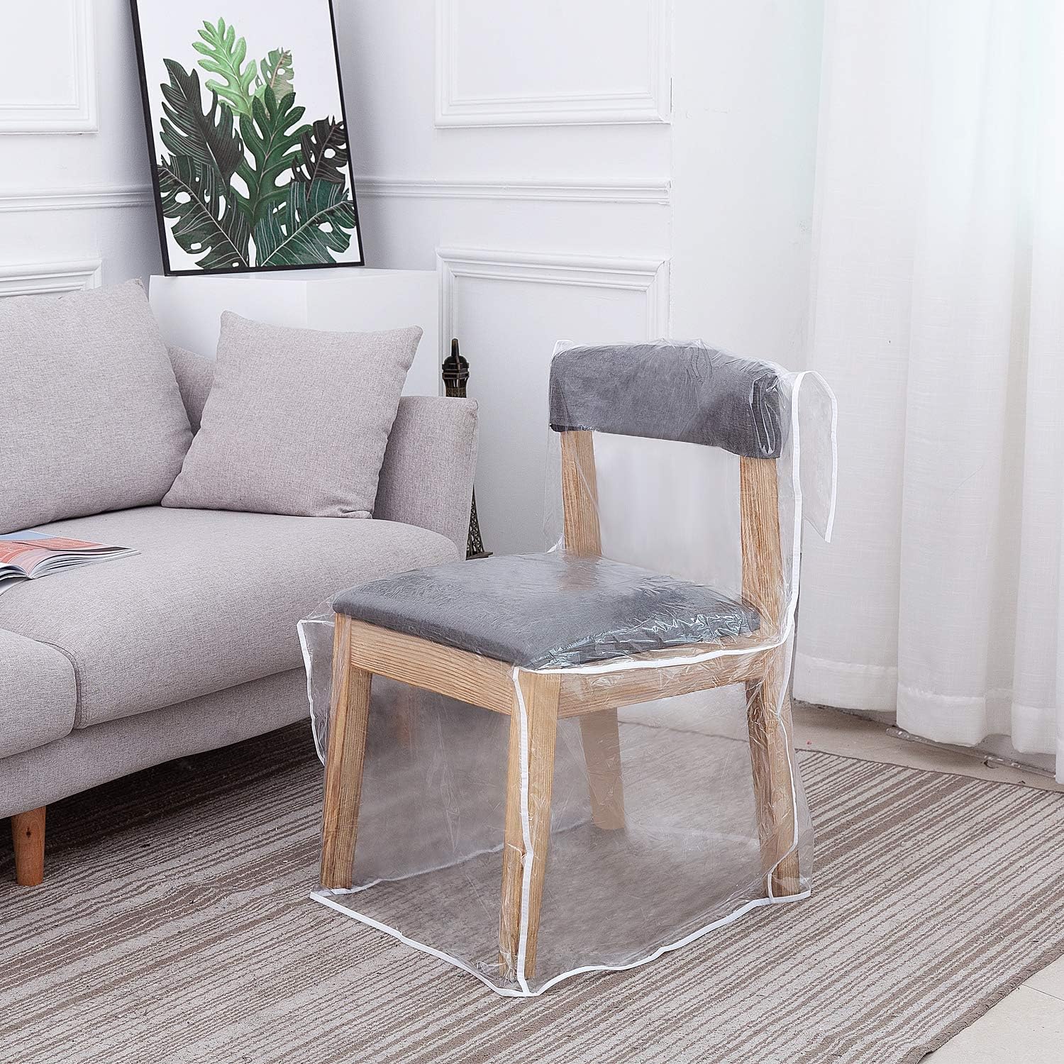 🛒 Flash Sale Wener Dining Chair Slipcovers Waterproof Spill Resistant Removable Dinning PVC Clear Chair Covers Chair Protector Bigger Size for Most Chairs (Set of 4) 50% Off Discount Wener Dining Chair Slipcovers Waterproof Spill Resistant Removable Dinning PVC Clear Chair Covers Chair Protector Bigger Size for Most Chairs (Set of 4)