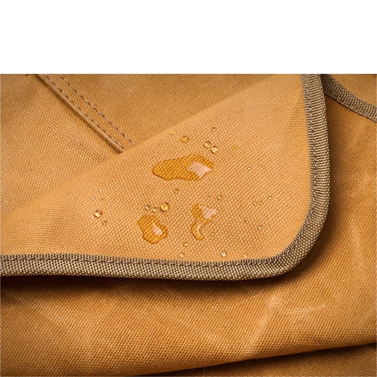 Grembiule da lavoro in tela giardinaggio impermeabile for donna Uomo con tasche Grembiuli cucina for la lavorazione del legno alla griglia Per Giardino