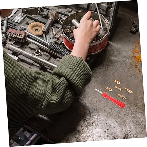 Miniatura 5 de Veemoon Herramienta de reparación de válvulas de neumáticos, herramienta de extracción de vástagos, herramienta de vástago de bicicleta, Llave de