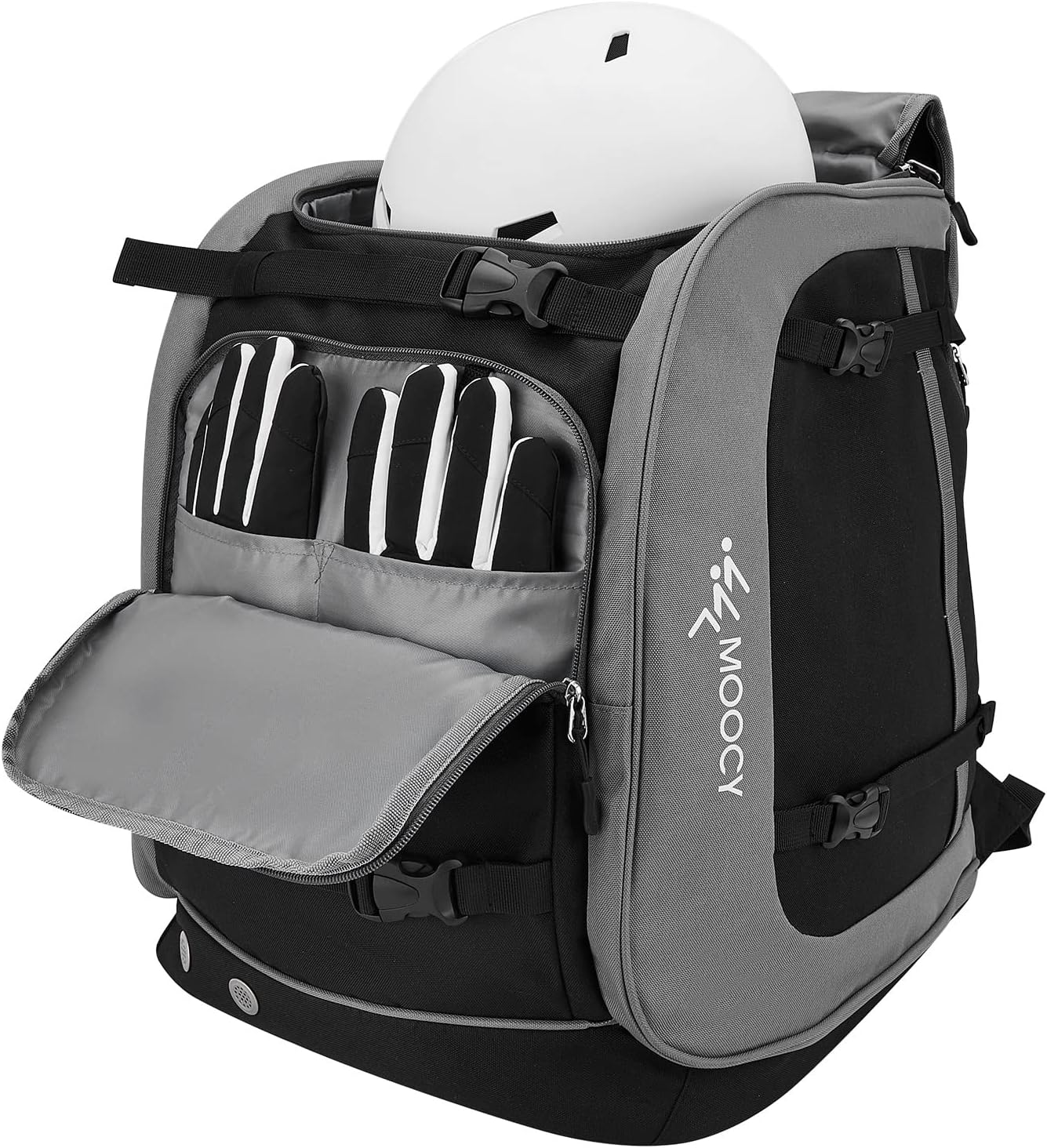 Ski Boot Bag，65L Waterproof Winter Sport Backpack-Ski Boots Snowboard Boots Bag for Ski Helmets, Goggles, Gloves, Ski Apparel & Boot Storage