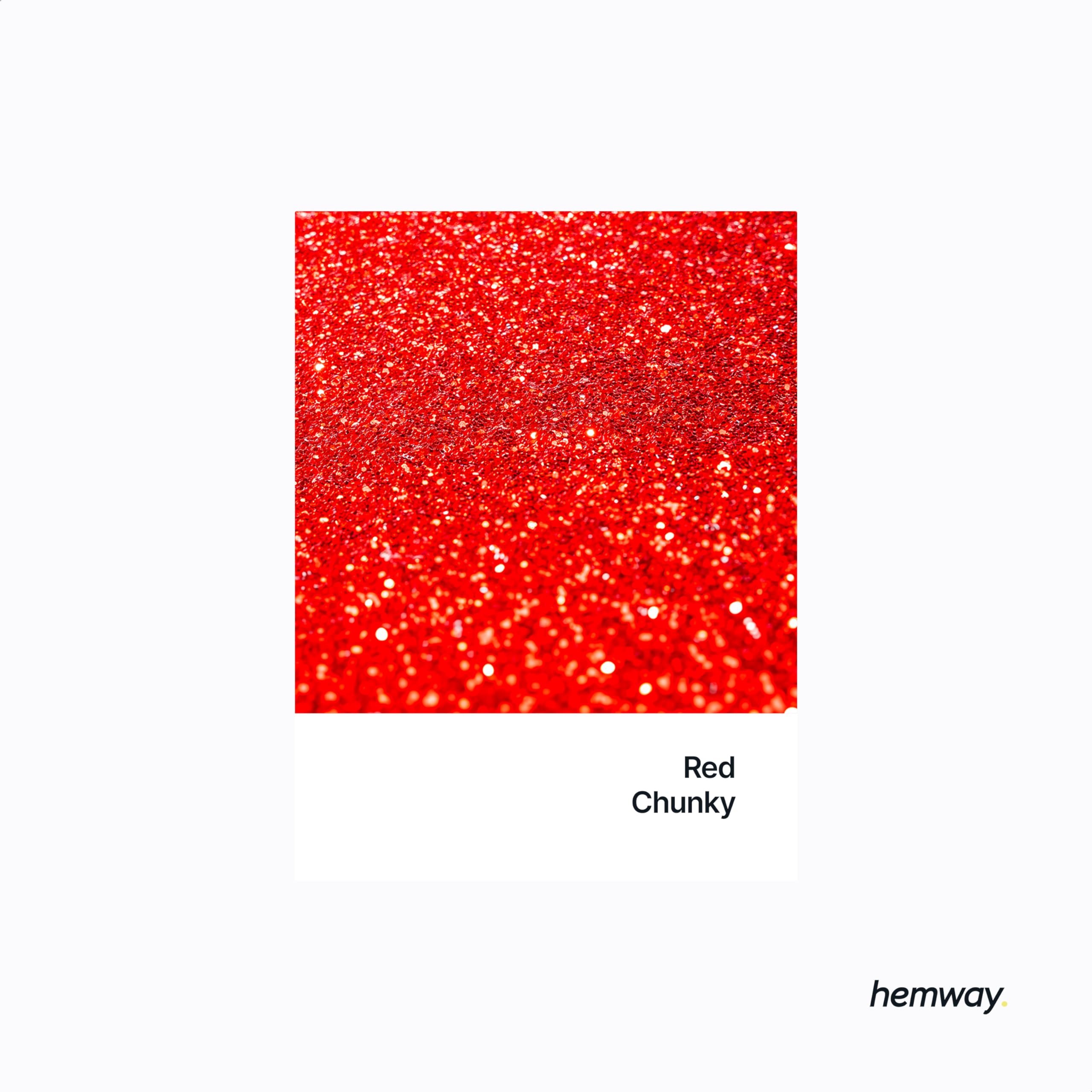 Red Glitter Shaker, 130g Chunky Glitter, Crafts 1/40" Metallic Flake Red Sequins, Resin & Epoxy Crafts, Decorating, Halloween - Image 2