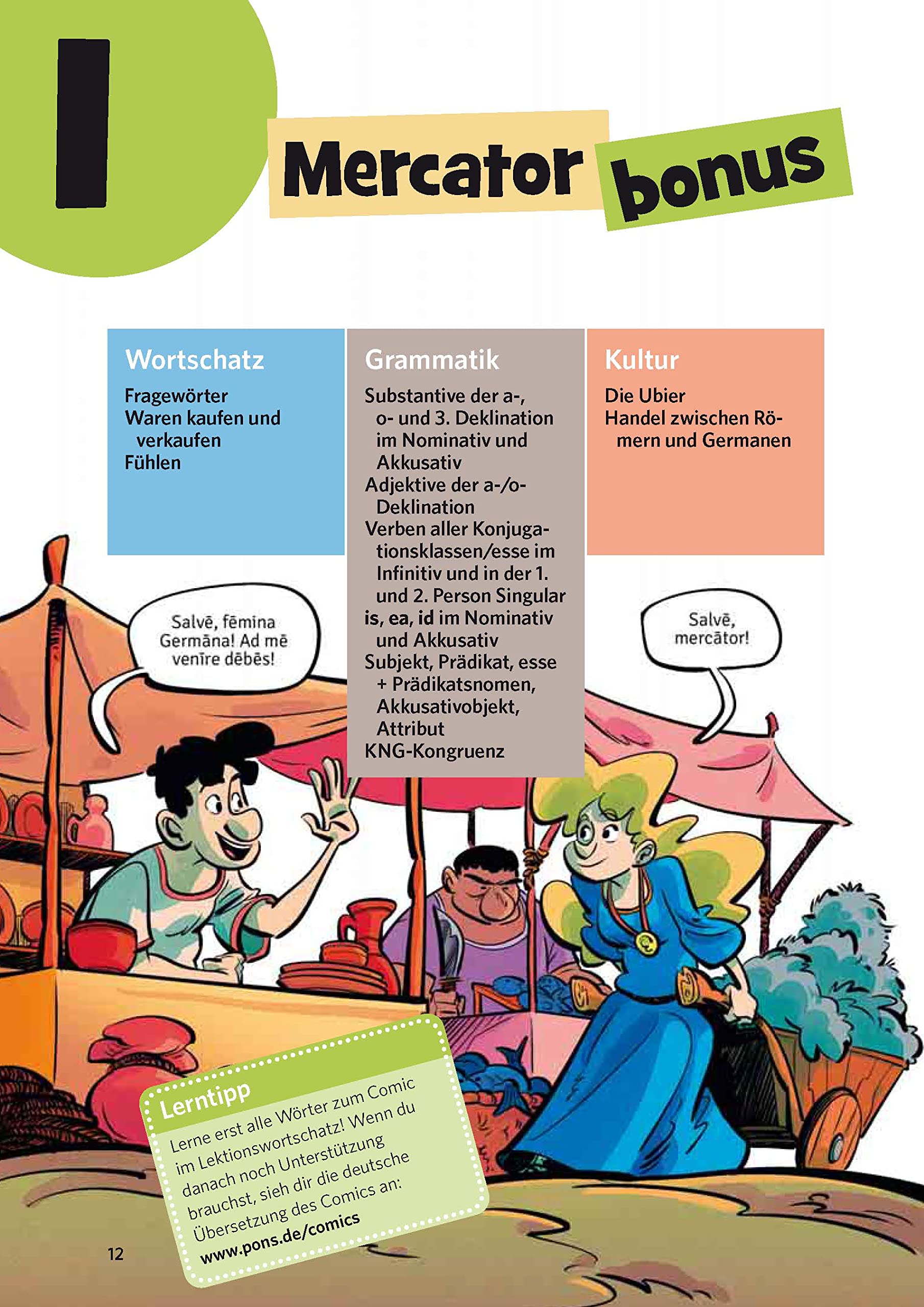 PONS Sprachlern-Comic Latein: Der einfache Latein-Comic für Anfänger