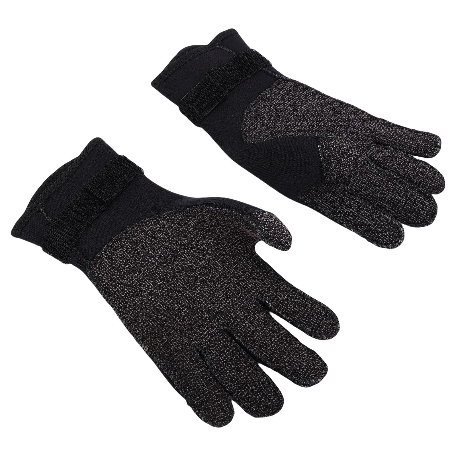 1 Paio di Guanti da Immersione in Neoprene da 5 Mm Guanti da Immersione Termici Antiabrasione e Resistenti Al taglio. Vestibilità Comoda (L)