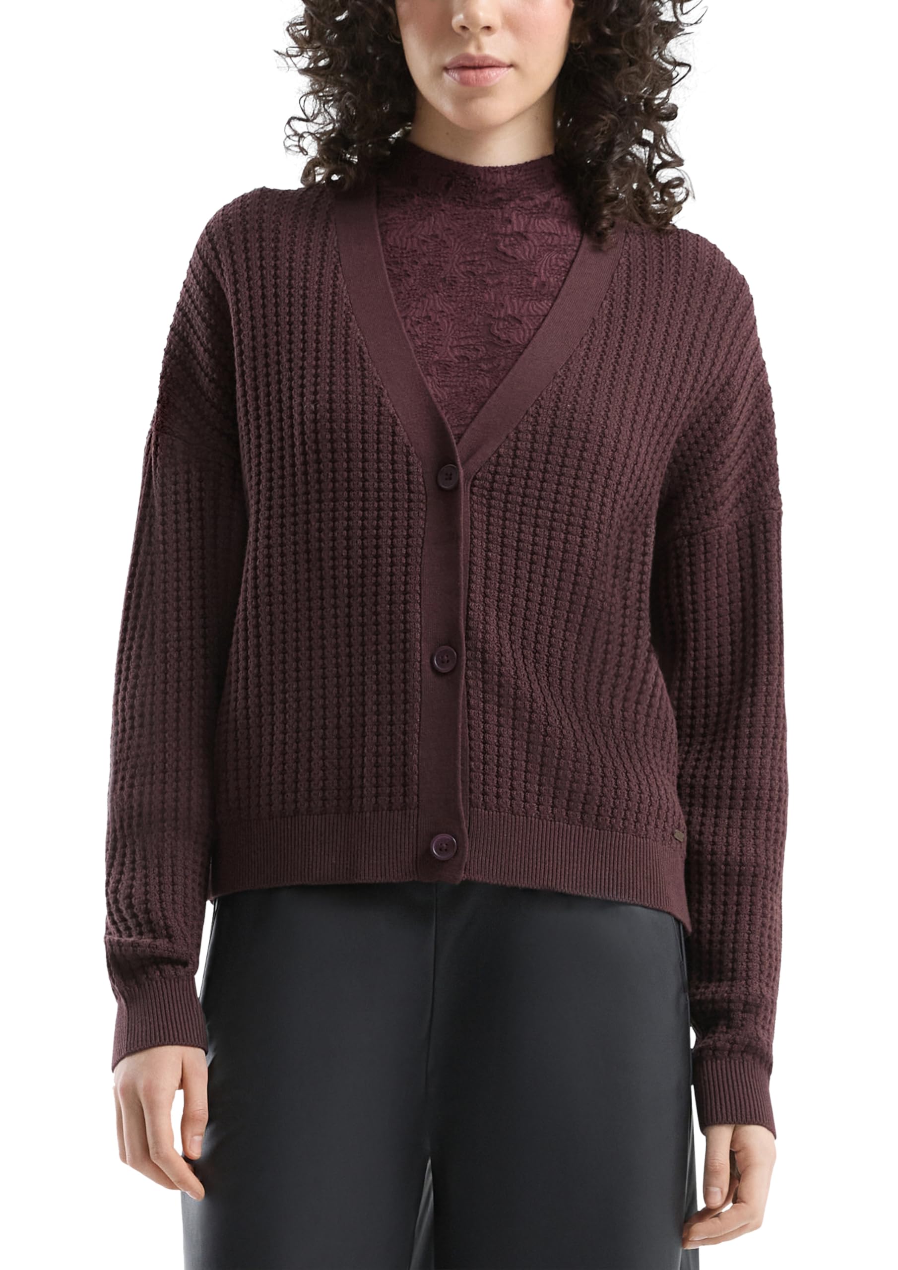 QS Strukturierter Cardigan
