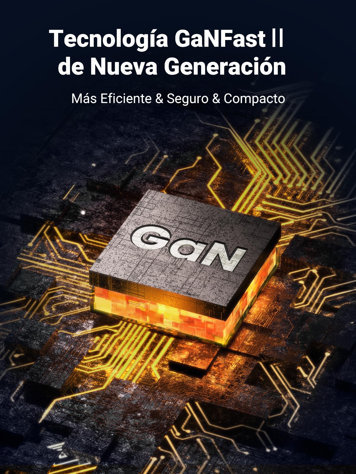 UGREEN Nexode 65 W 4 puertos cargador USB C rápido de escritorio con GaN II Tech compatible con iPhone 16 Plus Pro Max 15 14 13 12 MacBook Pro Air iPad Galaxy S24 Ultra Plus, 2 M cable de alimentación