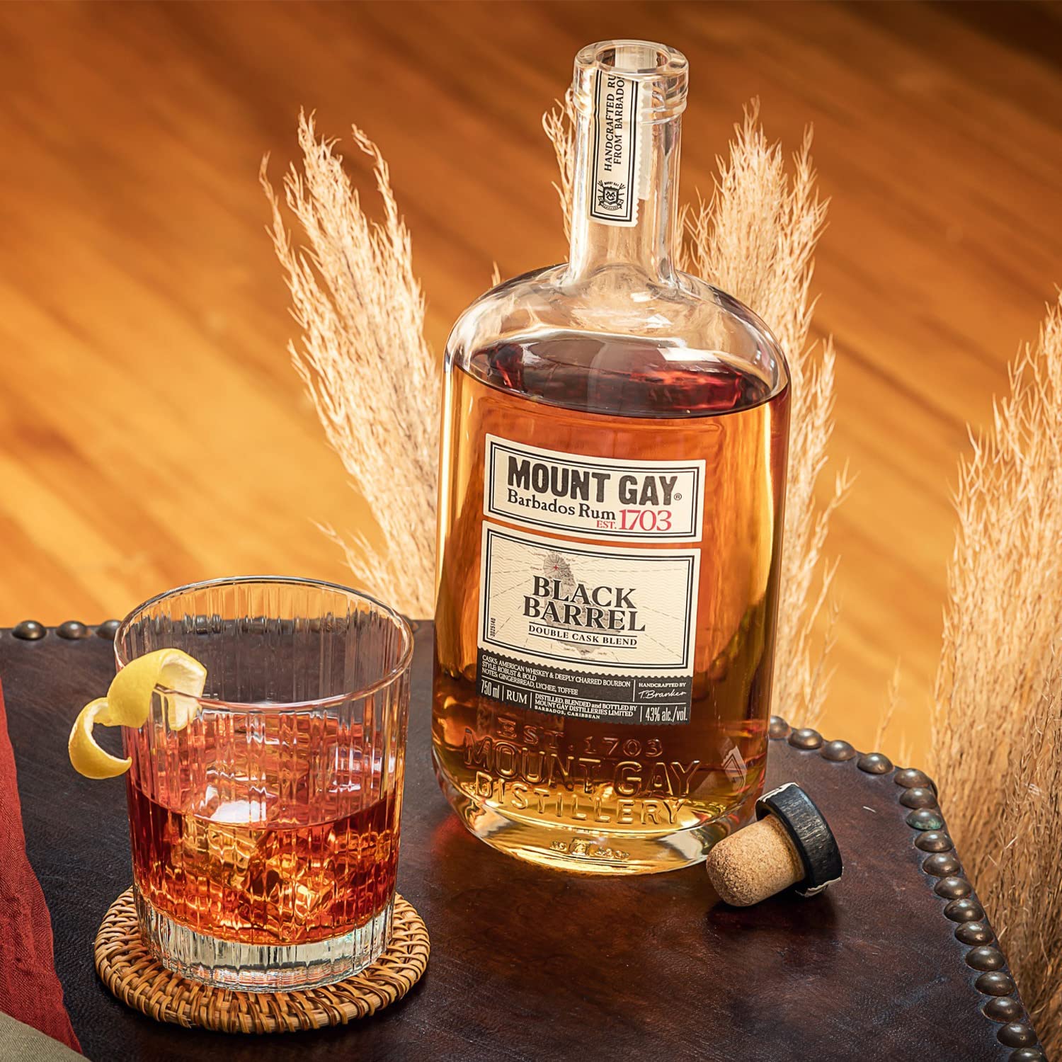 MOUNT GAY - Ron Gay Black Barrel 1703 Barbados, 43% Volumen de Alcoho, 70 cl