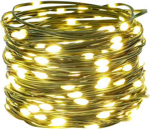 HaaChill Tira de luces decorativas LED de 165 pies 50 luces LED color ...