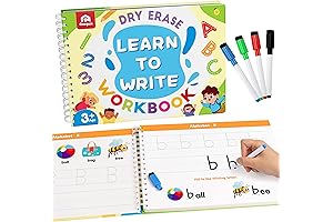 Coogam Learn to Write Workbook: Practice Letters, Numbers, and Sight Words
