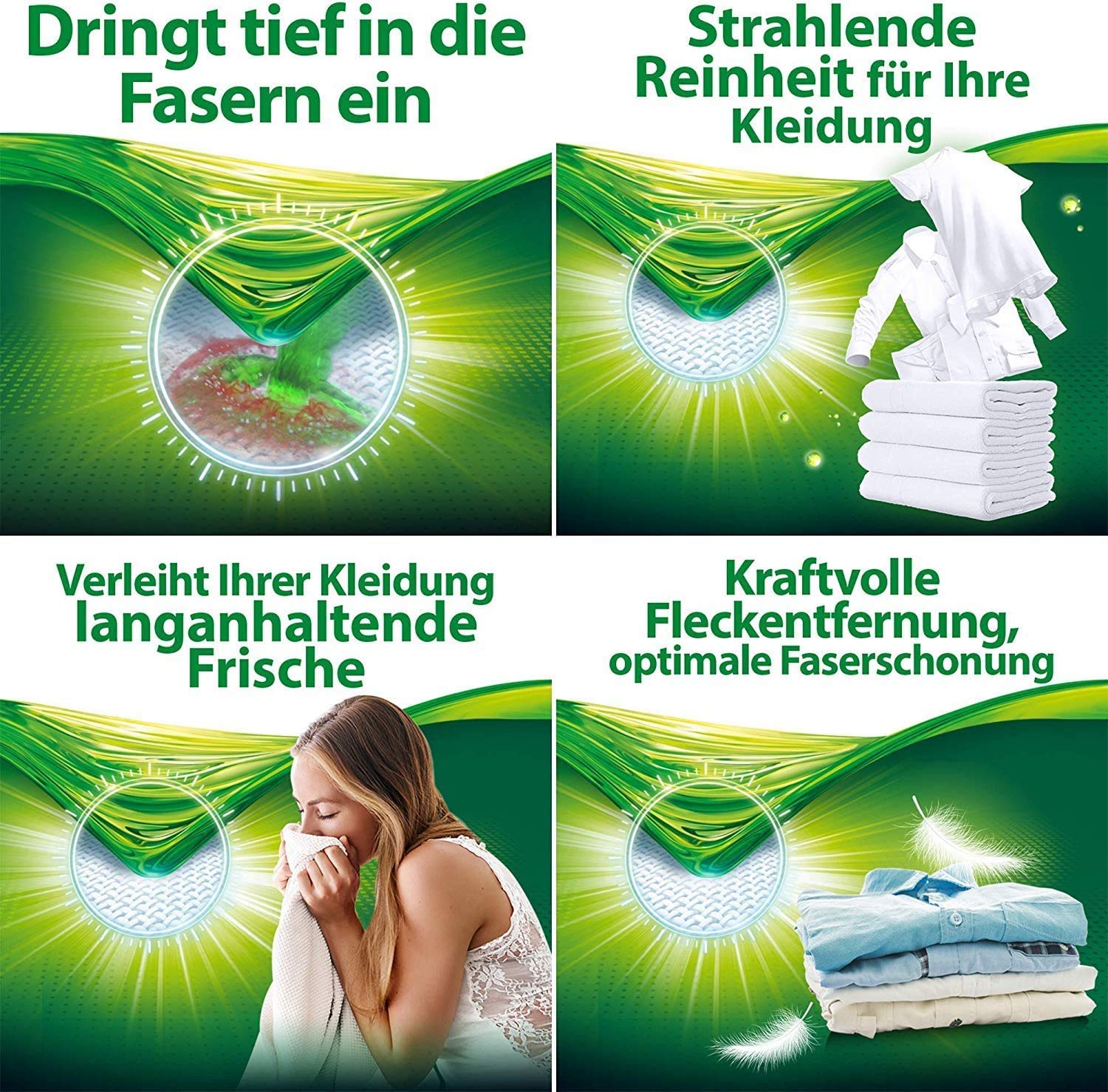 Persil Universal Kraft-Gel 2er-Pack Excellence Flüssigwaschmittel mit Tiefenrein-Technologie 100 (2x50) Waschladungen