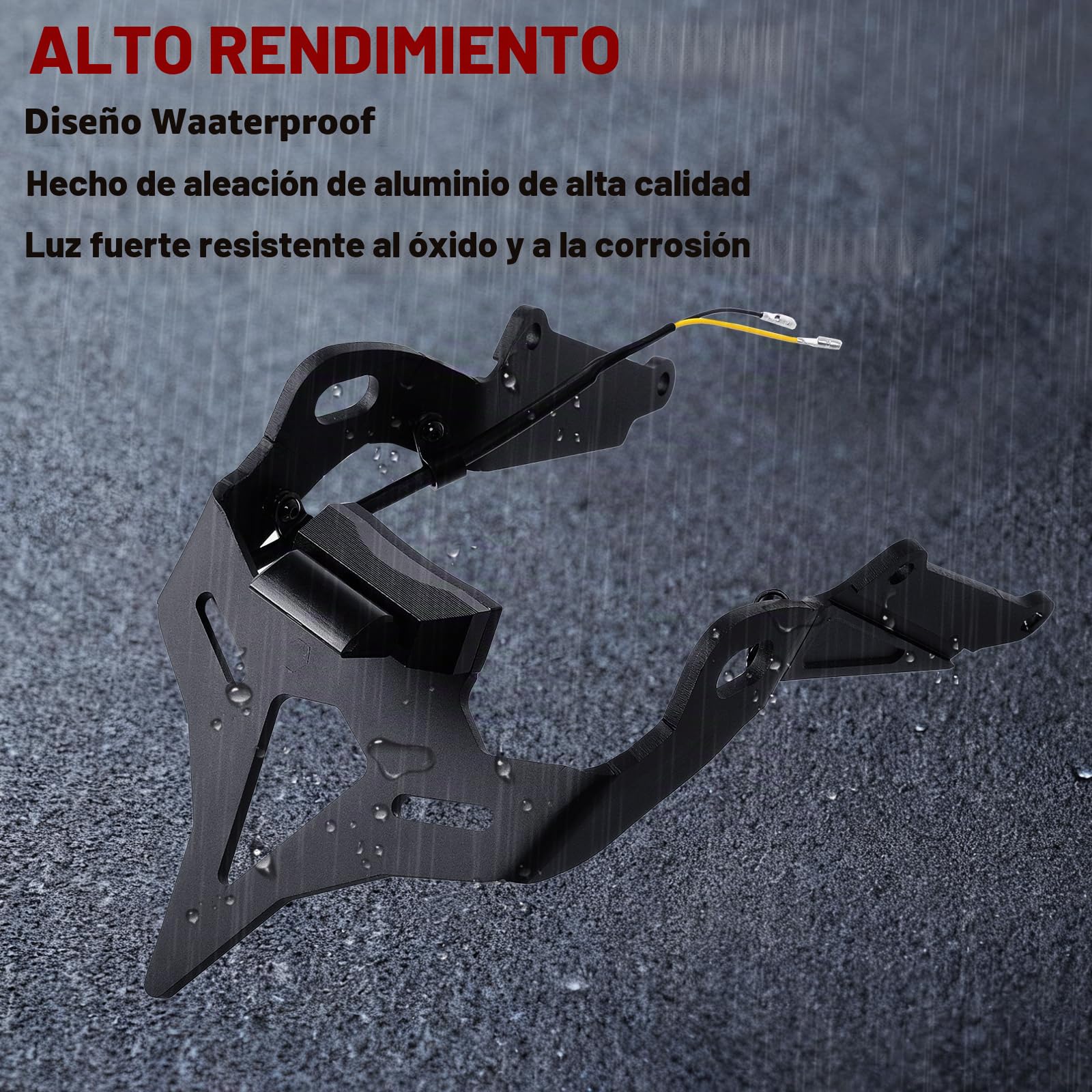 Soporte para matrícula de motocicleta Tail Tidy compatible con Honda CBR650R / CB650R CBR 650R / CB 650R Soporte de matrícula 2021-2025