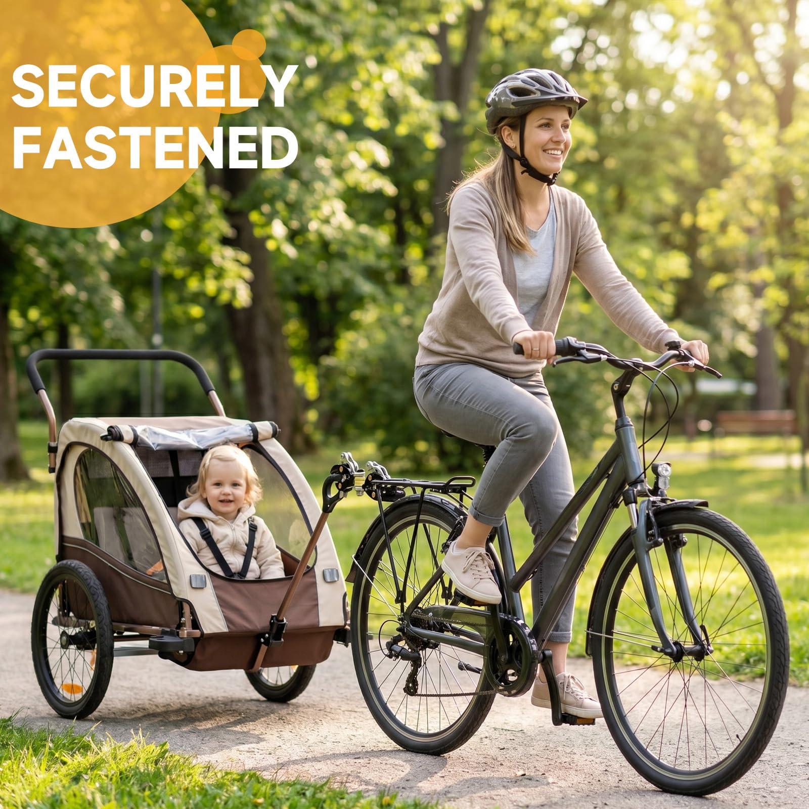 Gancio di traino per bicicletta compatibile con reggisella da 10-45 mm | Portata fino a 40 kg