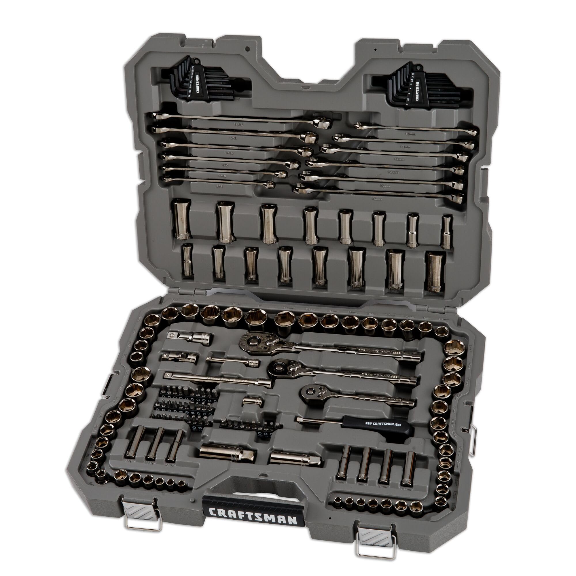 Amazon.com: CRAFTSMAN OVERDRIVE 154-Piece Gunmetal Chrome