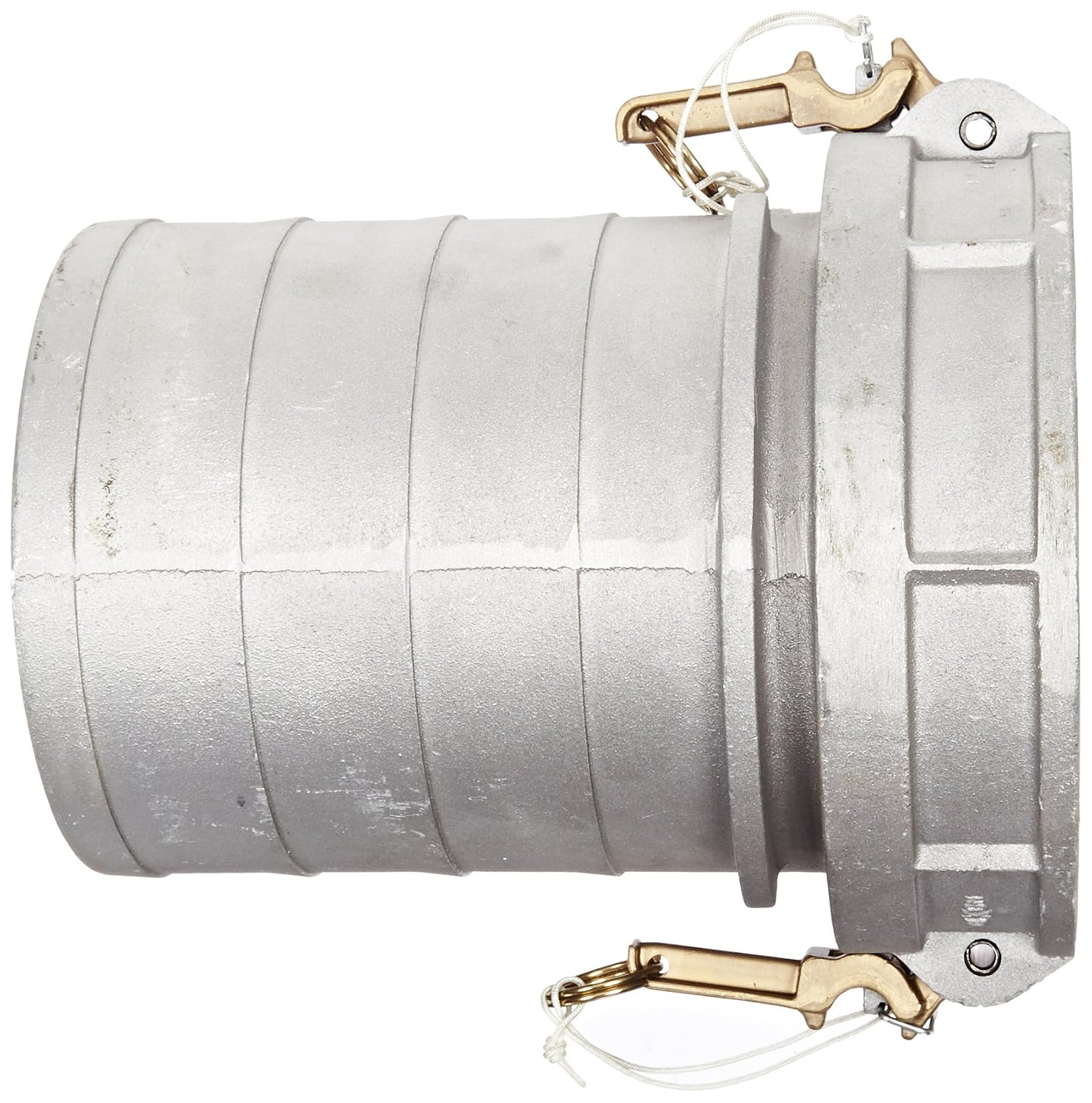 Dixon AC800 Aluminum 356T6 Boss-Lock Type C Cam and Groove Hose Fitting, 8" Socket x 8" Hose ID Barbed