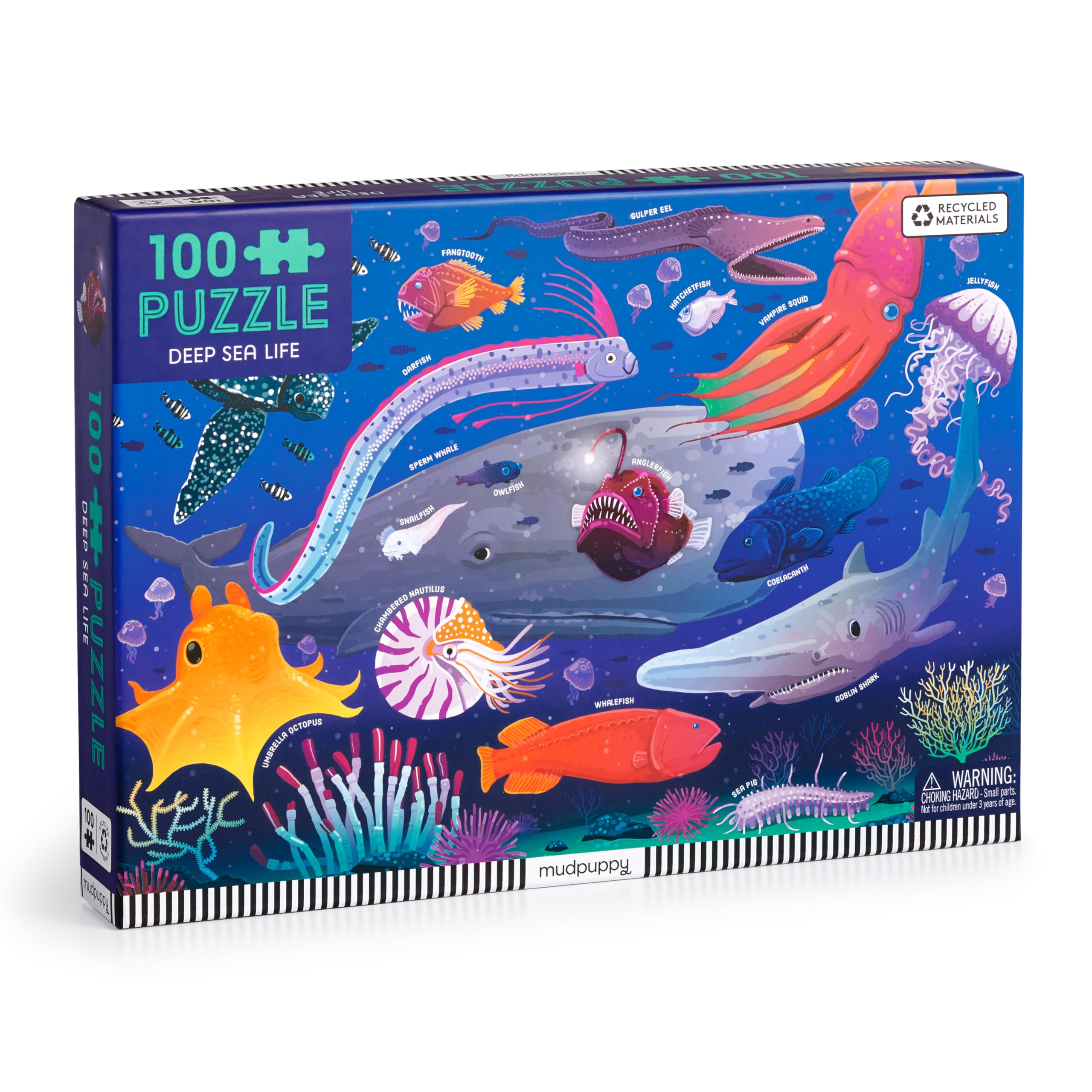 コンピュータ・IT Deep Sea Fishes Amazon.com: Mudpuppy Deep Sea – 100 Piece Jigsaw Puzzle with