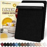 Vista 15 de Cahomo Cinta de reparación de lino de 4 x 79 pulgadas, parches de tela autoadhesivos, kit de cinta de parche de lino, cinta de reparación de tela