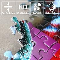 Vista 6 de Vintage Books - Rompecabezas de 1000 piezas para adultos, desafiante rompecabezas floral y amante de los libros con botellas de vidrio, hortensia