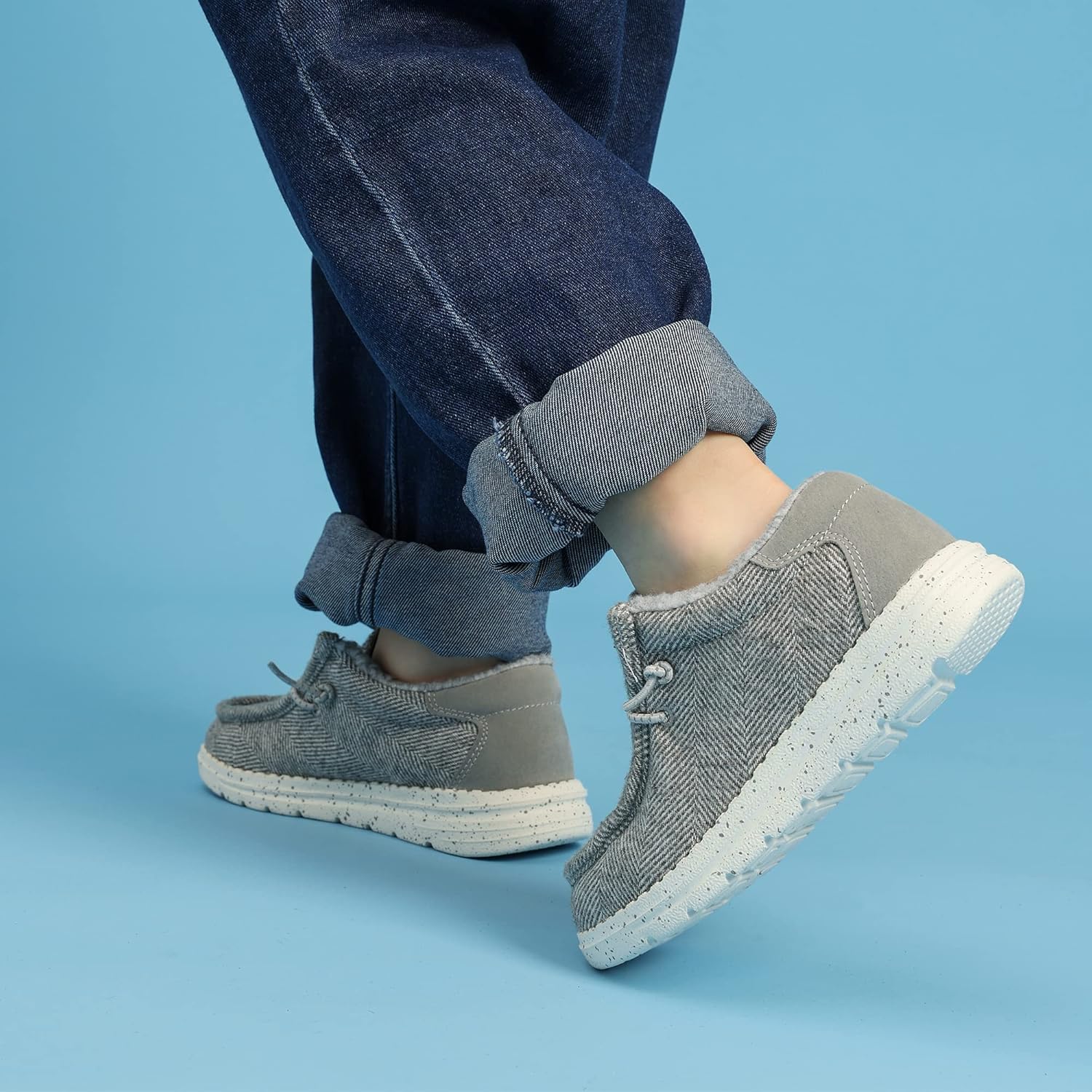 Bruno Marc Boys Girls Warm Winter Loafer Fuzzy Casual Slip On Shoes (Toddler/Little Kid/Big Kid) - Image 8