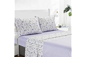 ARTALL Purple Floral Sheets