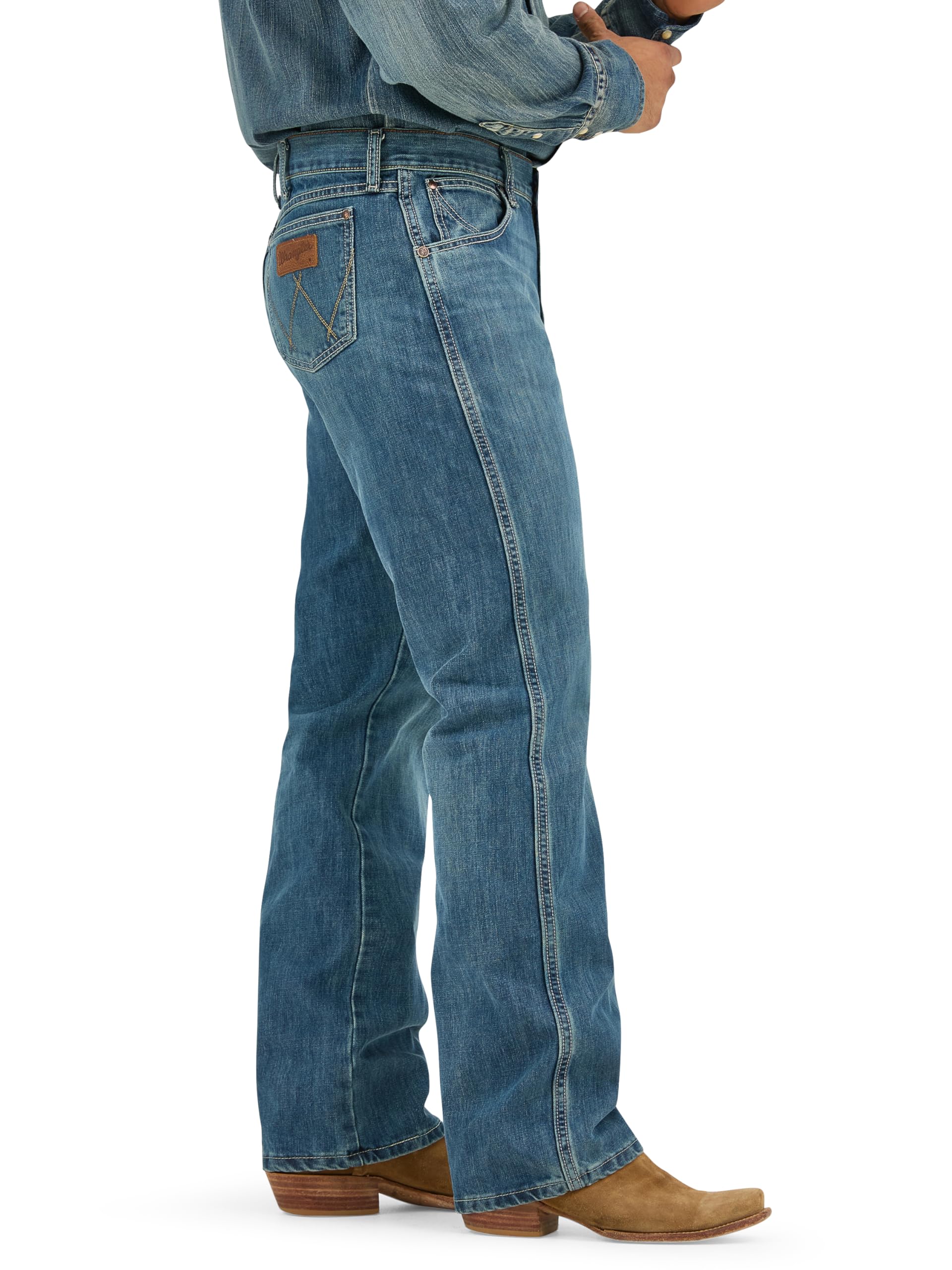 Wrangler Męskie dżinsy retro Relaxed Fit z szeroką nogawką