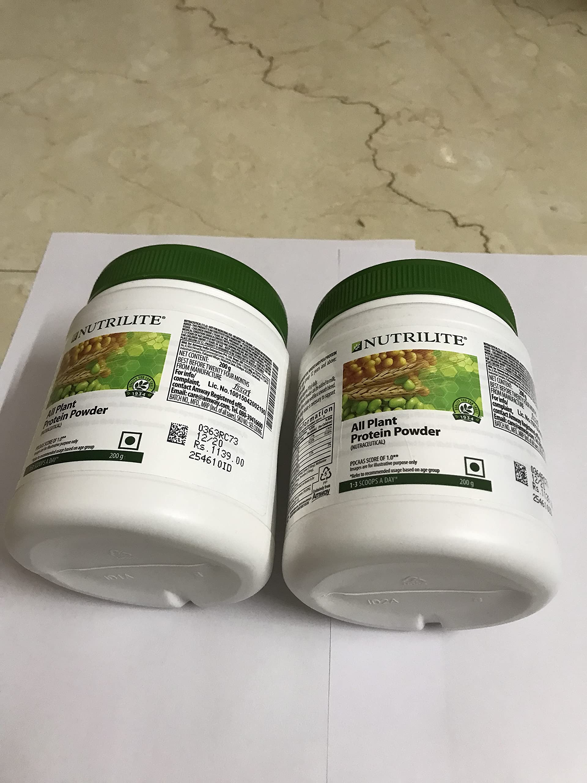 AMWAY NUTRILITE All Plant Protein Powder - 200 GMS (2)