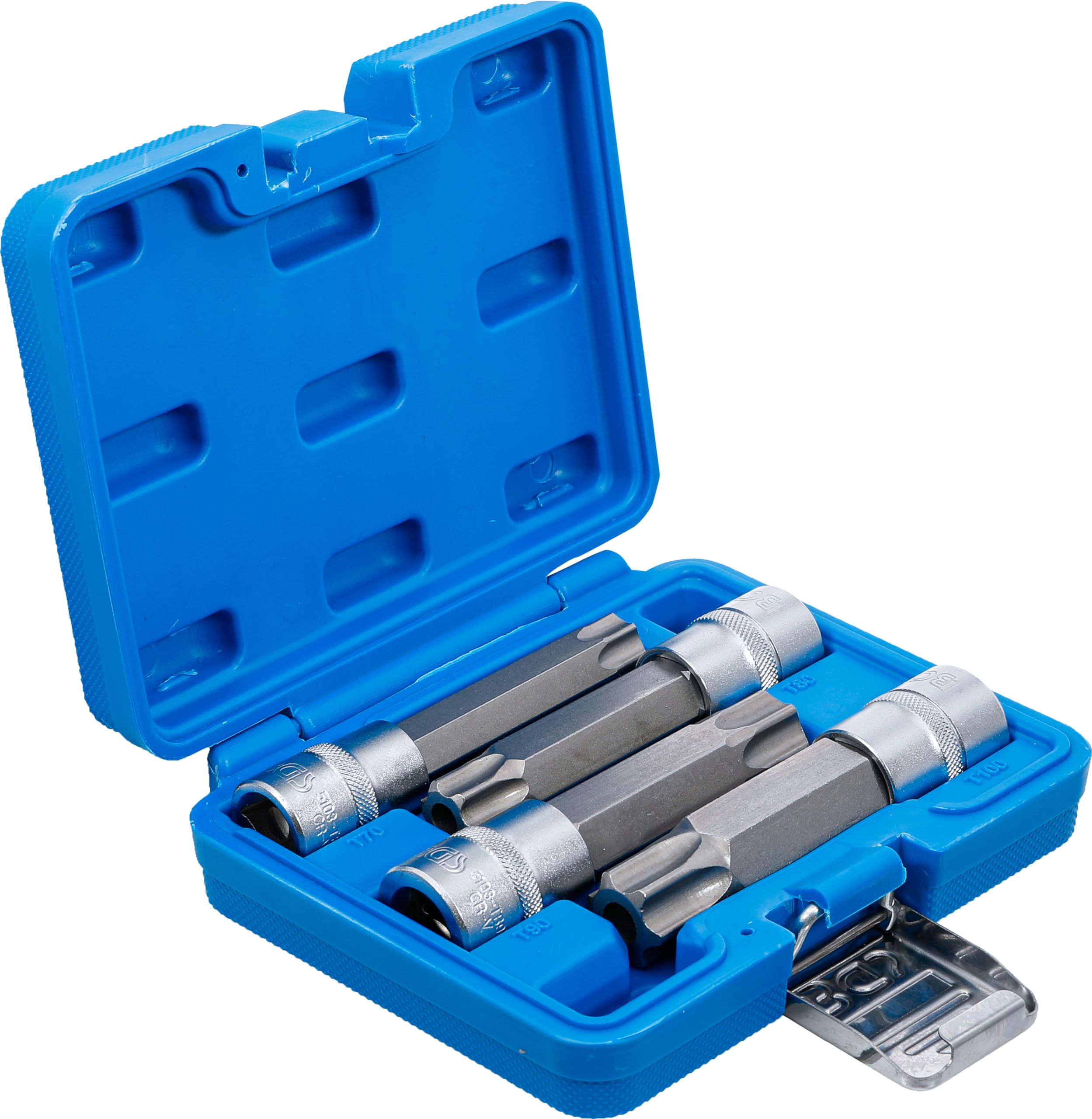 Douille à Embouts BGS T80 - Longueur 110 Mm, Profil Torx Avec Perçage, Pour Cliquet 1/2"