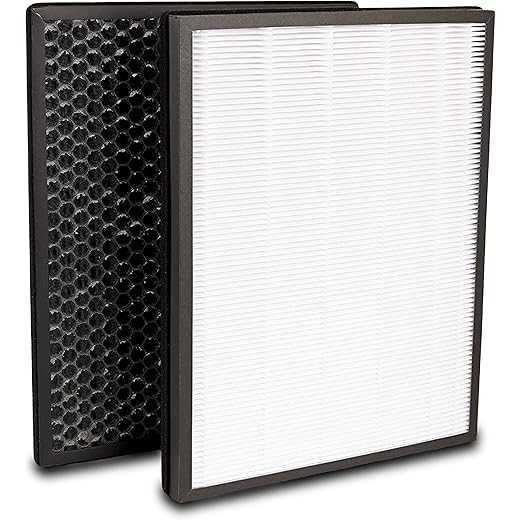 TROO? Air Purifier Filter Set (True HEPA Filter FY-1410 + Active Carbon Filter FY-1413) Compatible with Phillips Air Purifier Series 1000, Models: AC-1211, AC-1215, AC-1217
