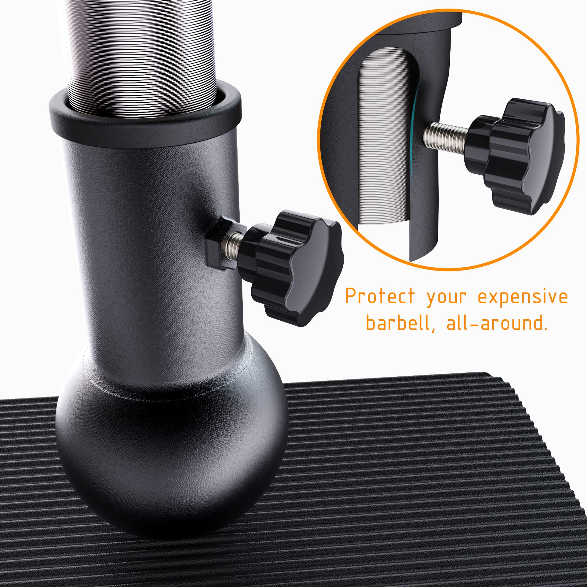 VAIIO Pro Landmine Attachment for Barbell Landmine Exercise - Fits 2'' Olympic Bars - Fastening Screw Will no Longer Scratch Your Barbell - Presses, Rows, Rotation, Split Squats, Lumberjacks and More