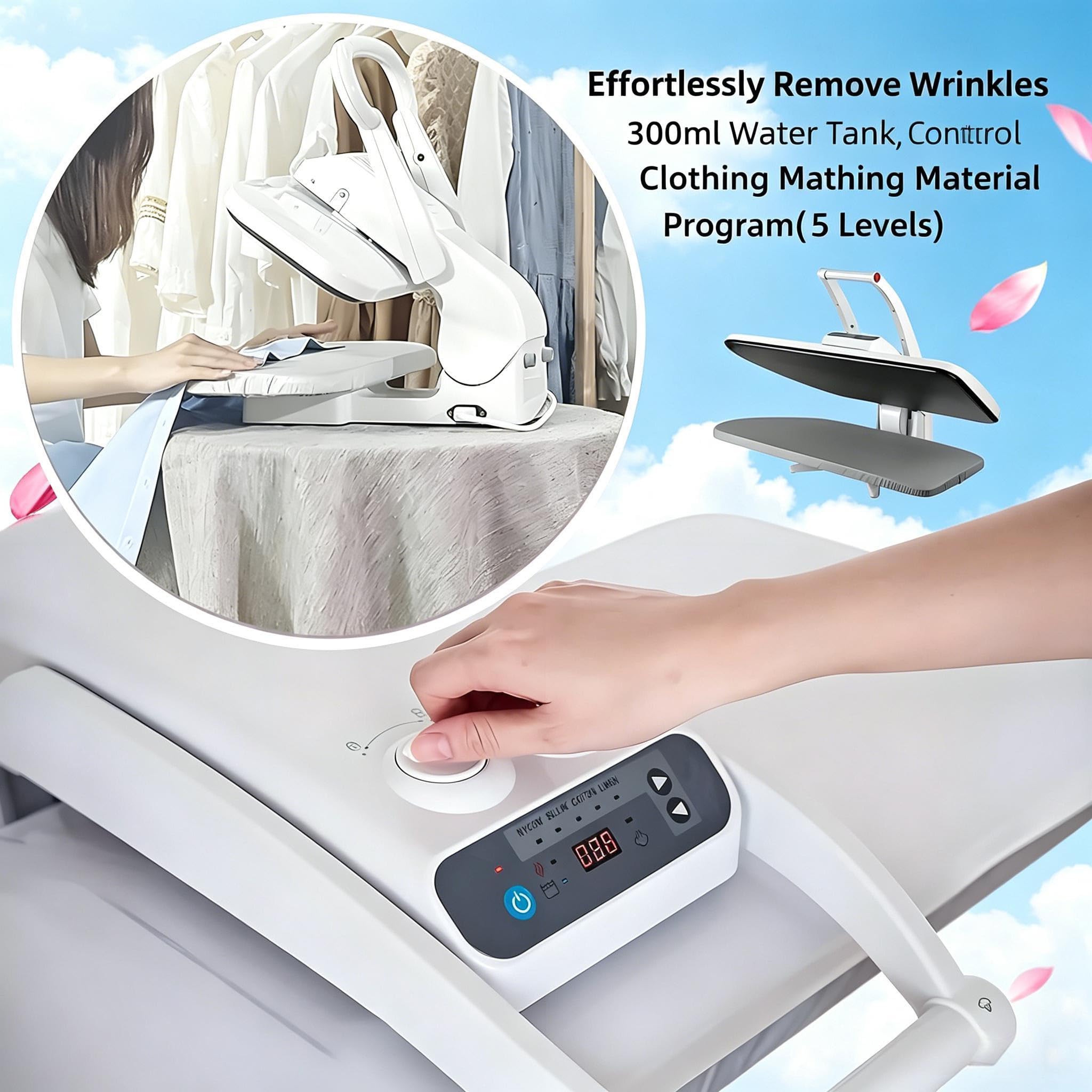 1800W Professional Steam Press Machine, 65–205℃ Adjustable Temp Standard Model