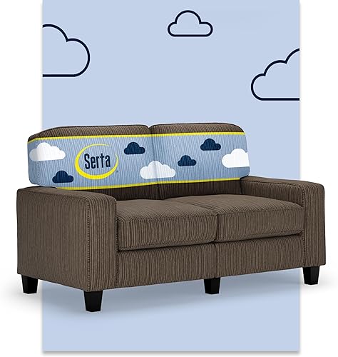 Miniatura 59 de Serta Palisades Sofás Tapizados para Sala, Sofá de Diseño Moderno, Tela, Bronceado Beige Bronceado,Beige,Marrón,Alforfón Beige,Marrón (Chestnut