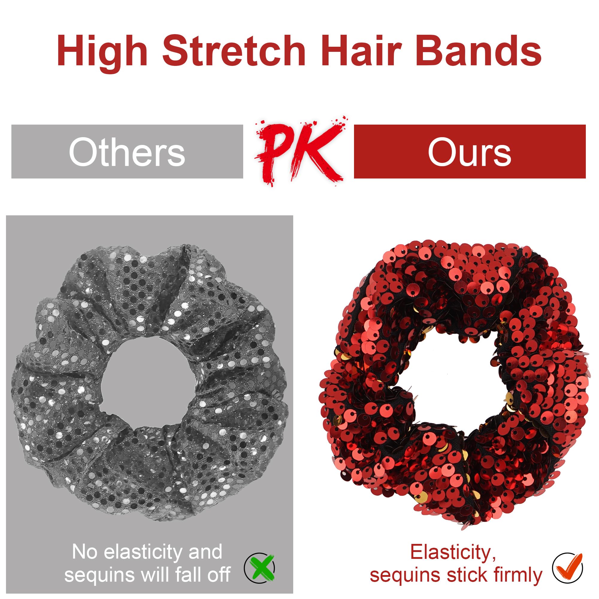 Hair Scrunchies | 6 Pieces Hair Accessories For Girls - View #11