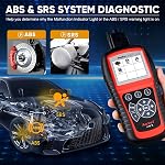 Autel AutoLink AL619 OBD2 Scanner, 2026 Newer ABS SRS Airbag Diagnostic Code Reader with10 OBDII Test Modes, Turn Off Check Engine Light, DTC Lookup, Live Data, Updated of MS319/ AL519/ ML519/ ML619