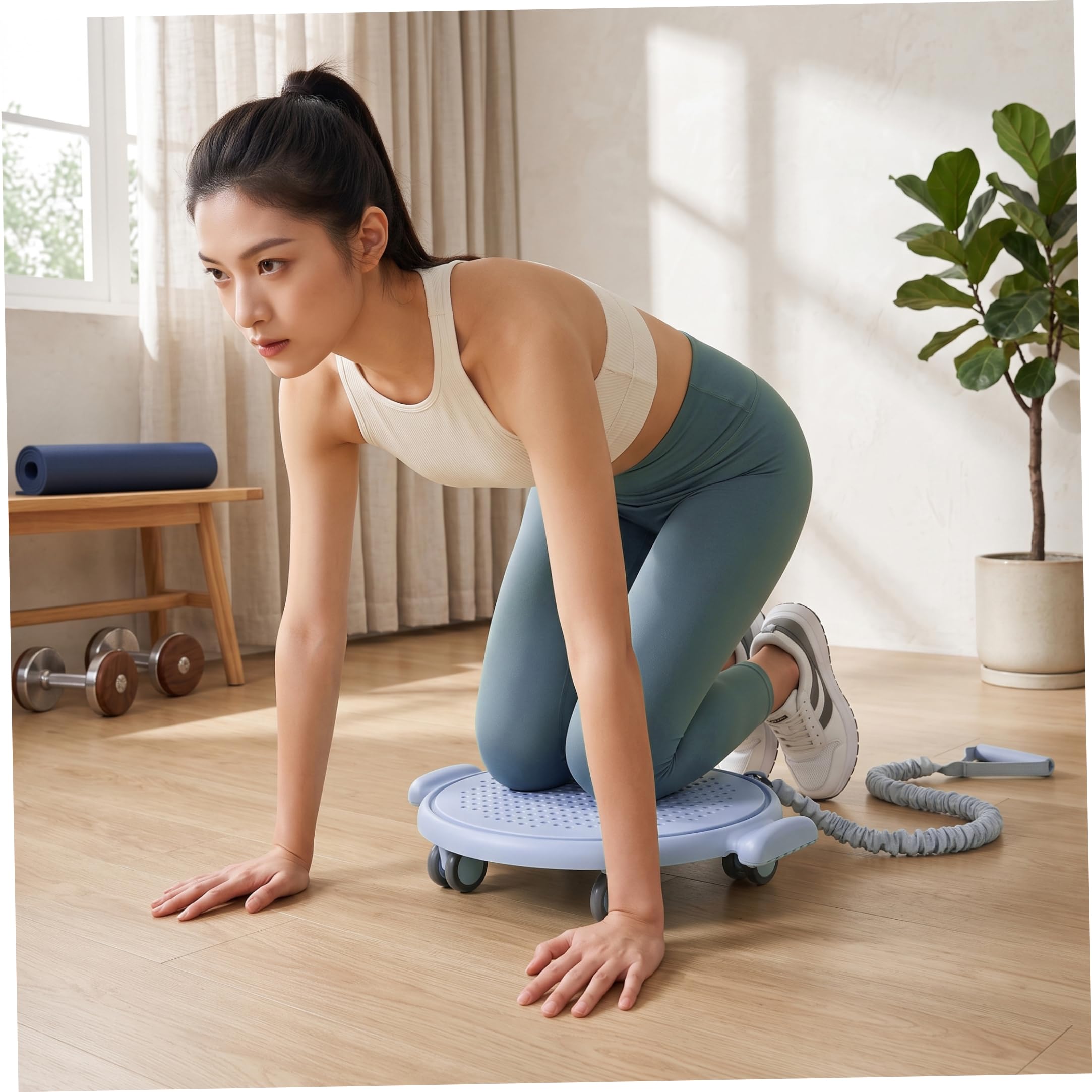 Pilates-Schieber für Bauchtrainer, Silent-Core-Trainingsgeräte