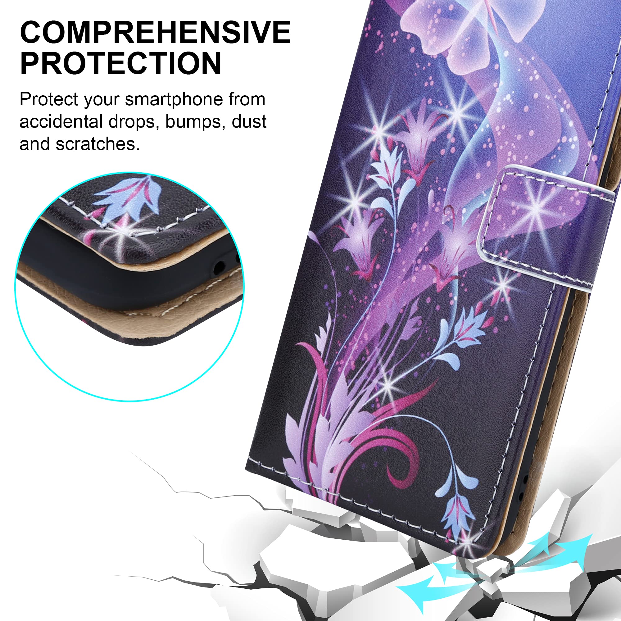 Case For Motorola Moto E7i Power XT2097 Leather Magnet Flip Wallet Phone Cover - Picture 27 of 36