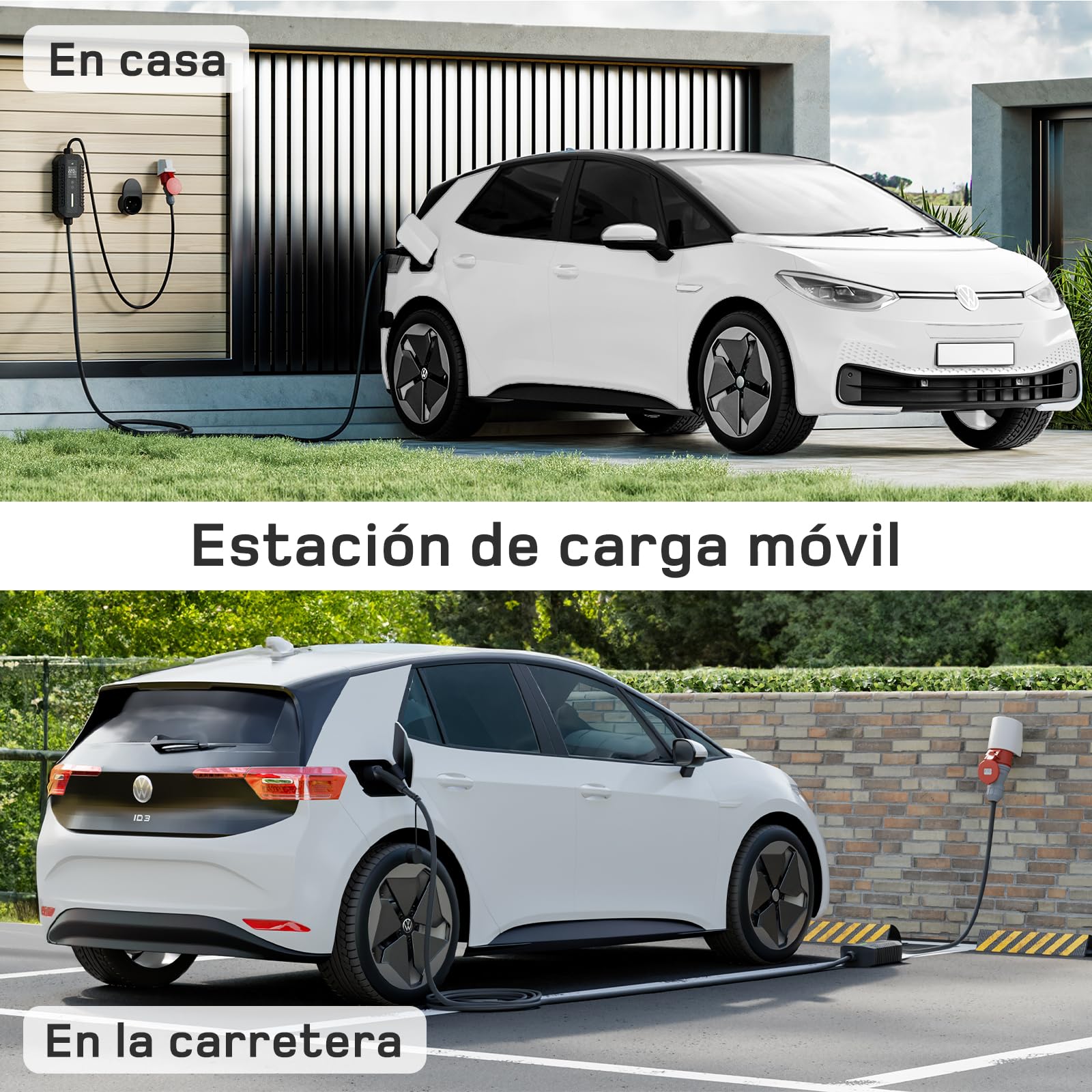 dé Cargador EV 11kW (22kW CEE, 7m)