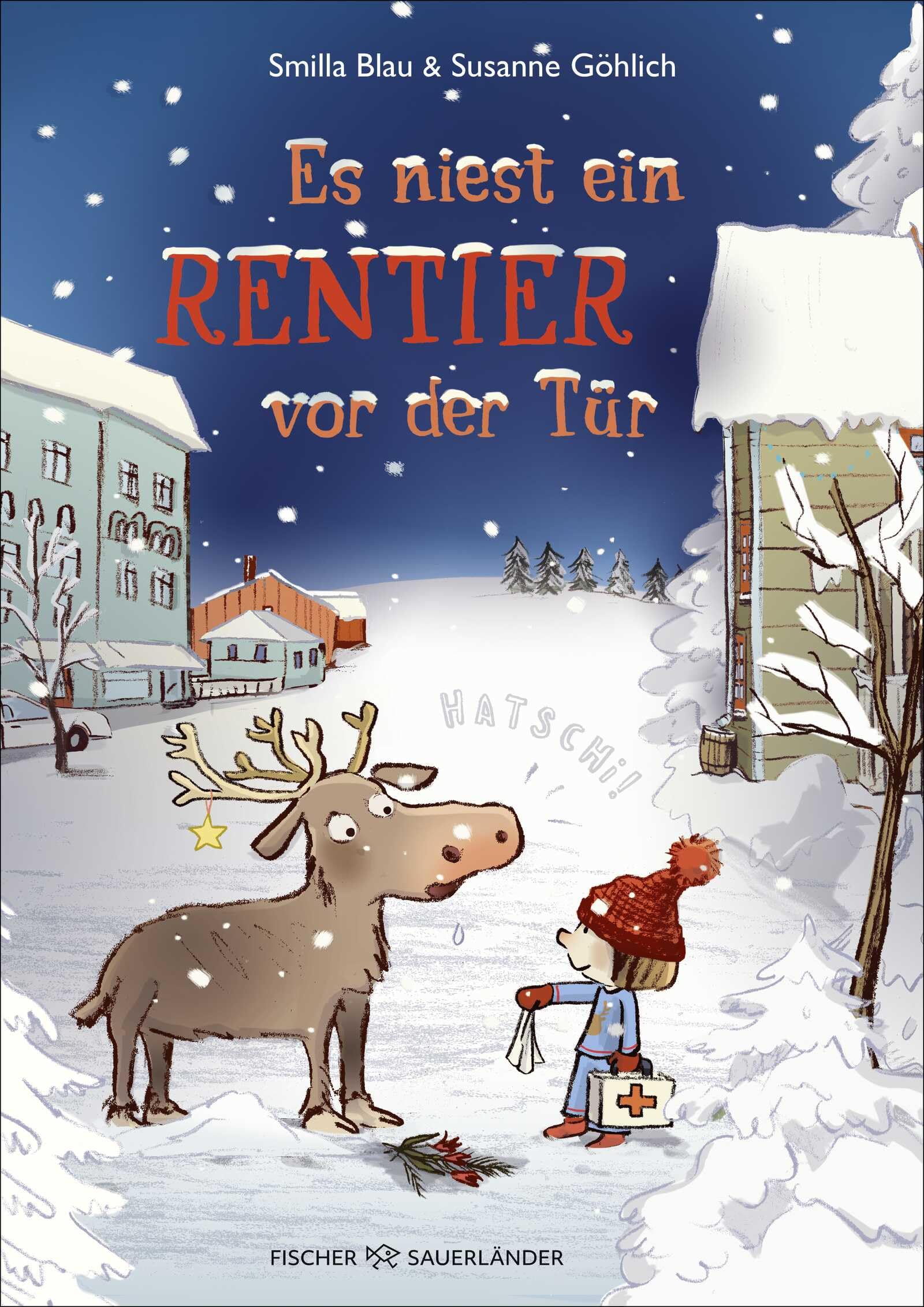 Es niest ein Rentier vor der Tür: Wunderbare Wintergeschichte zum Vorlesen ab 5 Jahren