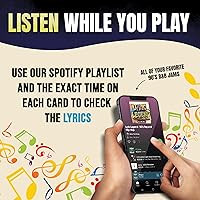 Vista 6 de Lyric Legend 90's R&B Music Trivia - Colección de juegos de trivia de música ampliable con acabado de varias cubiertas para fiesta de letras