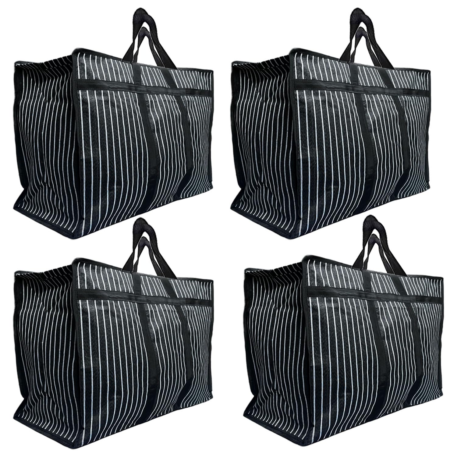 EVK® Multipurpose Heavy Duty Extra Large Storage Bag, Moving Bag Tote, Blanket Clothes Organizer, Comforter, Bedroom closet, Room Essentials (PACK OF 4) (B0CRHXBB99) Amazon Price History, Amazon Price Tracker